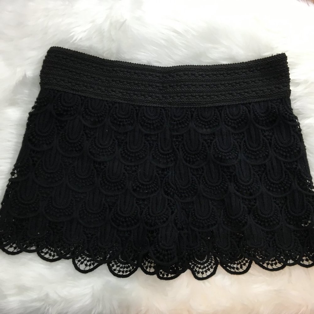 Canclay crocheted lacy dressy shorts
